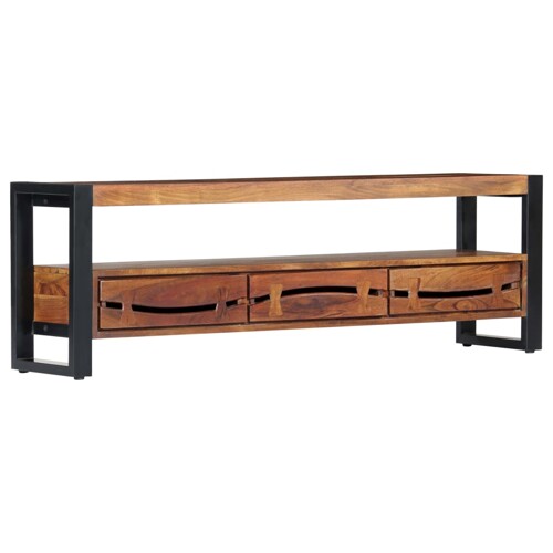 vidaXL TV ormarić 140 x 30 x 45 cm od masivnog drva bagrema