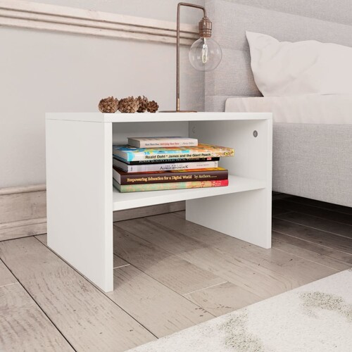 vidaXL Noćni ormarić bijeli 40 x 30 x 30 cm od konstruiranog drva