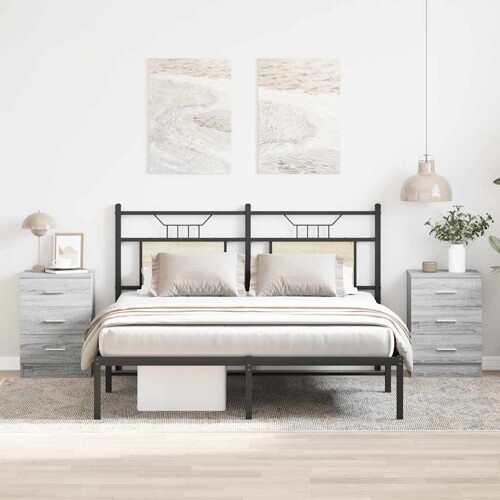 vidaXL Noćni ormarići 2 kom boja hrasta sonome 38 x 35 x 56 cm drveni