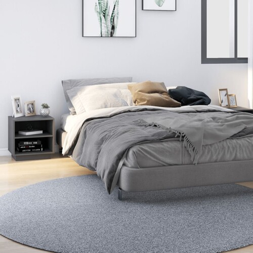 vidaXL Noćni ormarići 2 kom sivi 40 x 34 x 40 cm od masivne borovine