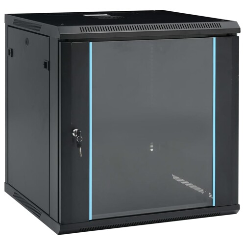 vidaXL Zidni komunikacijski ormar 12U 19 \\" IP20 600 x 600 x 640 mm