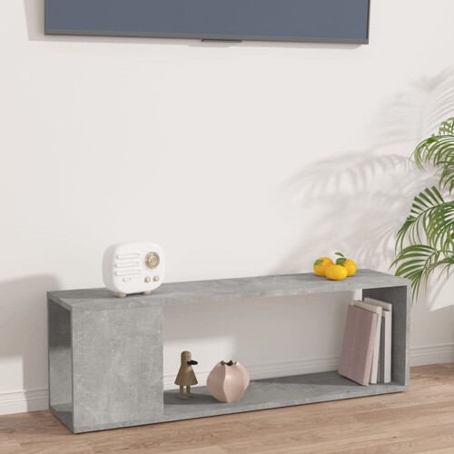 vidaXL TV ormarić siva boja betona 100x24x32 cm od konstruiranog drva