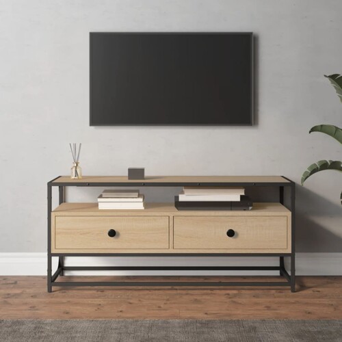 vidaXL TV ormarić boja hrasta sonome 100x35x45 cm konstruirano drvo
