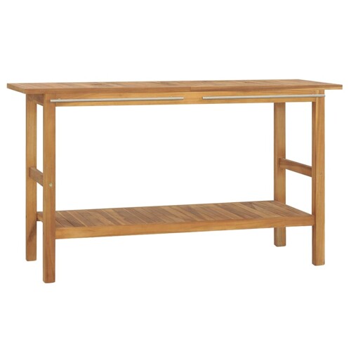 vidaXL Kupaonski ormarić od masivne tikovine 132 x 45 x 75 cm