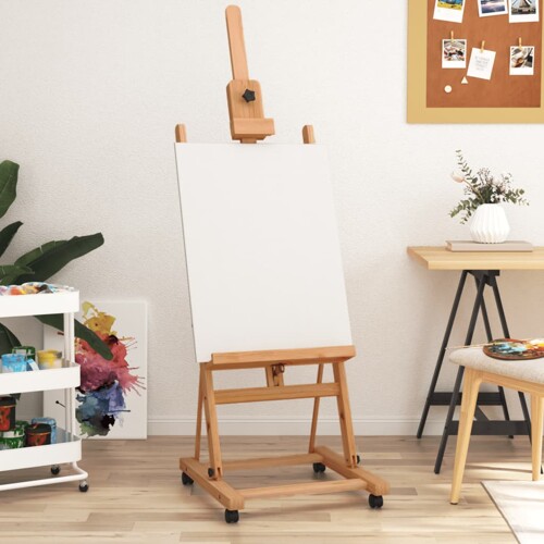 vidaXL Štafelaj 55 x 53,5 x 178 cm od masivne bukovine