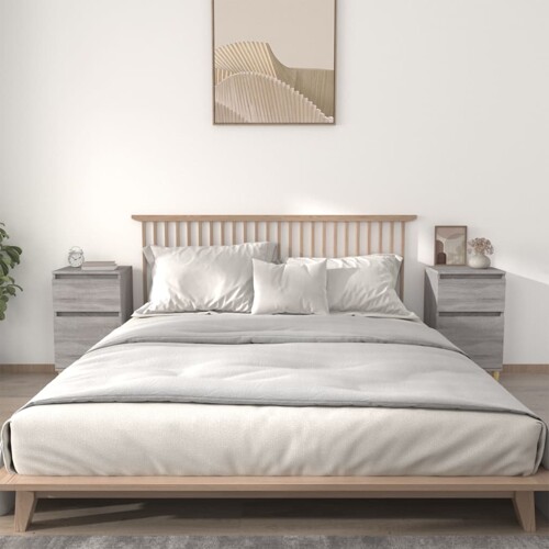 vidaXL Noćni ormarići 2 kom boja dimljenog smeđi 40x35x70 cm