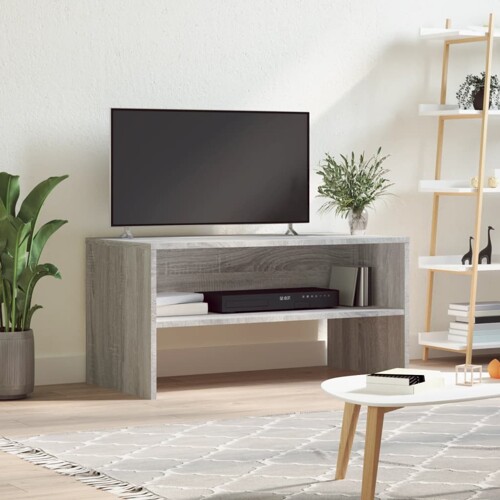 vidaXL TV ormarić siva boja hrasta 80x40x40 cm od konstruiranog drva