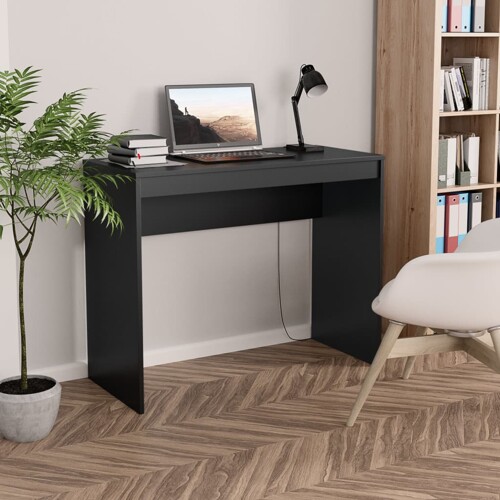 vidaXL Radni stol crni 90 x 40 x 72 cm od konstruiranog drva