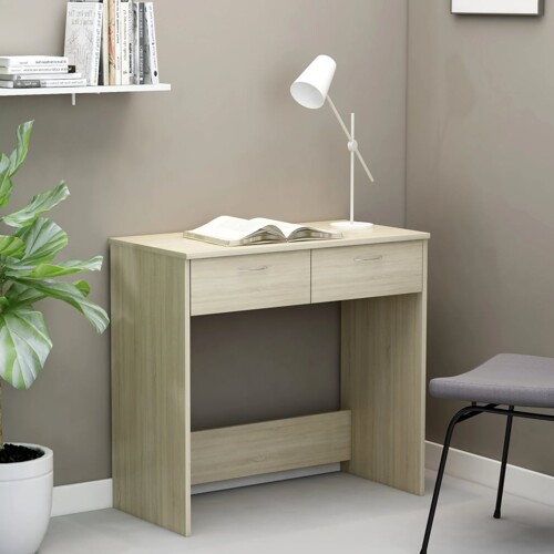 vidaXL Radni stol boja hrasta sonome 80 x 40 x 75 cm konstruirano drvo