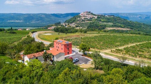 Istra, Motovun - pansion neponovljivog pogleda na Motovun
