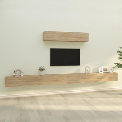 vidaXL 6-dijelni set TV ormarića boja hrasta sonome konstruirano drvo