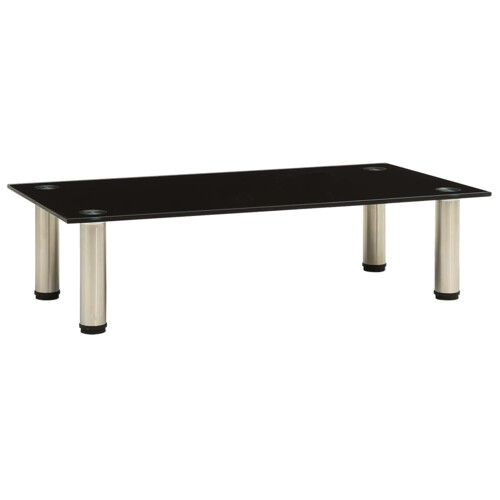 vidaXL TV stalak crni 60 x 35 x 17 cm od kaljenog stakla
