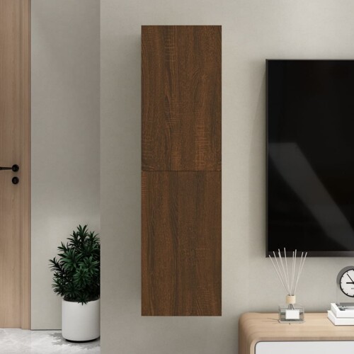 vidaXL Zidni TV ormarić boja smeđeg hrasta 30,5 x 30 x 110 cm