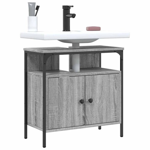 vidaXL Ormarić za umivaonik boja hrasta 60x30x60 cm konstruirano drvo