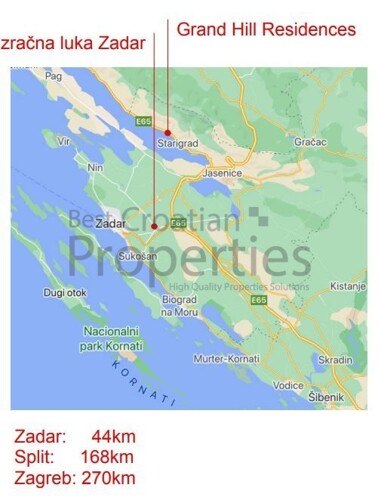STARIGRAD - ODLIČNO GRAĐ. ZEMLJIŠTE 12779,11 m2 (GRAND HILL RESIDENCE)