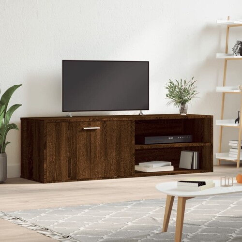 vidaXL TV ormarić boja smeđeg hrasta 120x34x37 cm konstruirano drvo