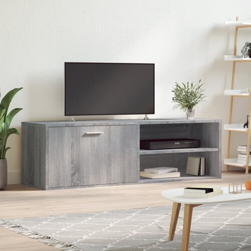 vidaXL TV ormarić siva boja hrasta 120 x 34 x 37 cm konstruirano drvo