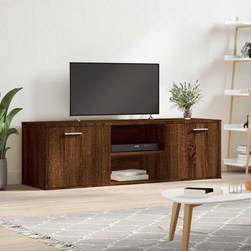 vidaXL TV ormarić boja smeđeg hrasta 120x34x37 cm konstruirano drvo