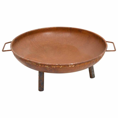 vidaXL Posuda za vatru 67,5 x 58 x 22,5 cm čelična