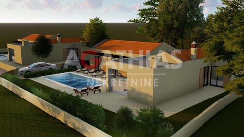 Žminj, okolica, kuća za odmor 169 m2 s bazenom
