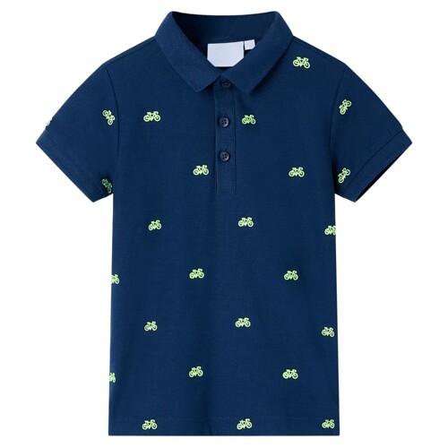 vidaXL Dječja polo majica modra 140