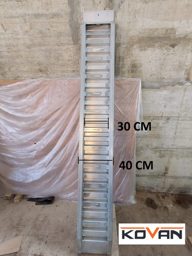 Rampa nakladalna alu 6 t. 3 m