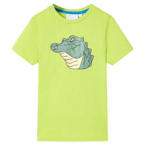 vidaXL Dječja majica boja limete 104