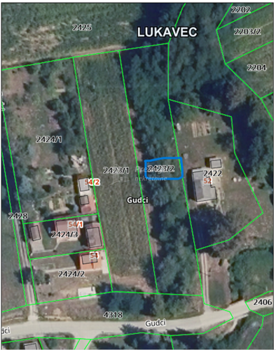 Velika Gorica, Gudci, građevinsko zemljište 2175m2