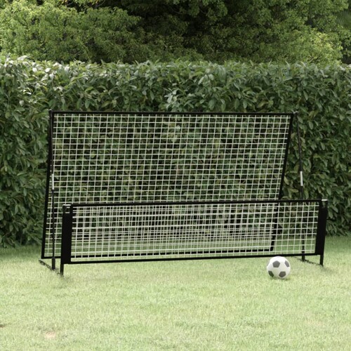 vidaXL 2 u 1 nogometni odskočni gol 202 x 104 x 120 cm čelični