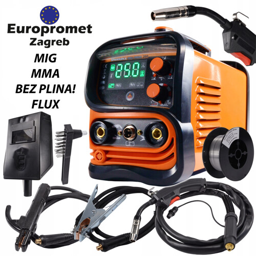 Aparat za zavarivanje 250A na žicu ili elektrode MIG / FLUX / MMA