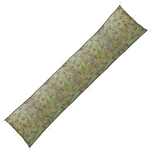 vidaXL Kamuflažna mreža s torbom za pohranu 1,5 x 6 m zelena