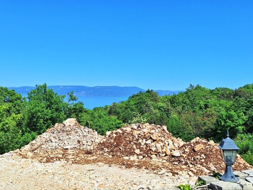 Istra, Drenje, građ. zemljište 1015 m2 sa otvorenim pogledom na more
