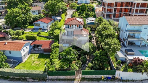Omišalj, prekrasna Villa, otvoreni pogled na more