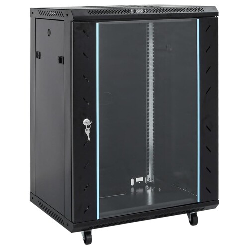 vidaXL Komunikacijski ormarić 15U pomični 19 \\" IP20 53 x 40 x 80 cm