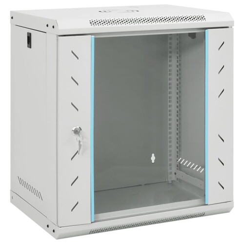 vidaXL Zidni komunikacijski ormar 12U 19 \\" IP20 53 x 40 x 60 cm