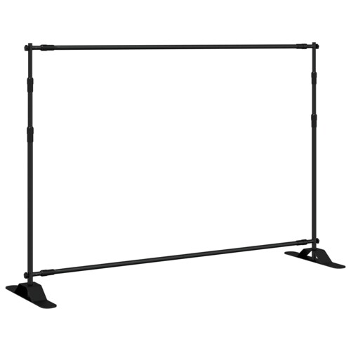 Stalak za pozadinu crni 305 x 243 cm čelični - NOVO