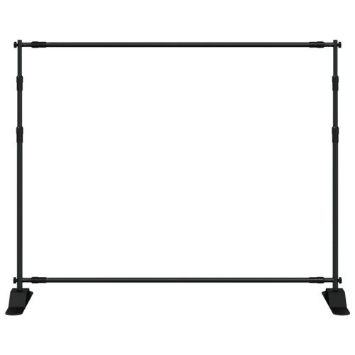 Stalak za pozadinu crni 254 x 243 cm čelični - NOVO