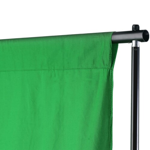 Pozadinski sustav s potporom 500 x 300 cm zeleni - NOVO