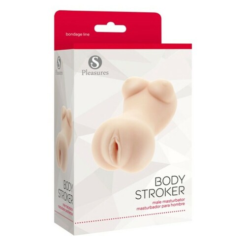 Masturbator S Pleasures Body Stroker Bež - NOVO