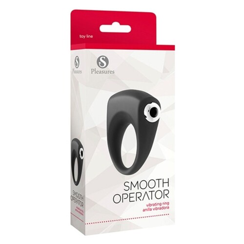 Prsten za Penis Pakiranje S Pleasures Smooth Operator Crna - NOVO