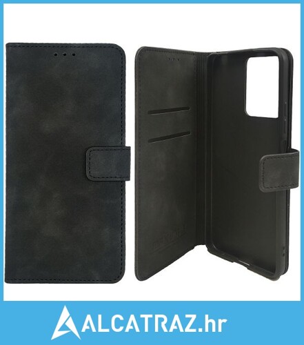 Mm book torbica motorola moto g54 wallet skin-feel crna - NOVO