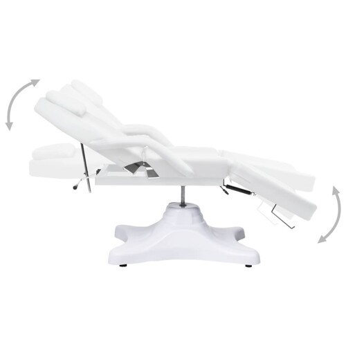 Masažni stol bijeli 180 x 62 x (86,5 - 118) cm - NOVO