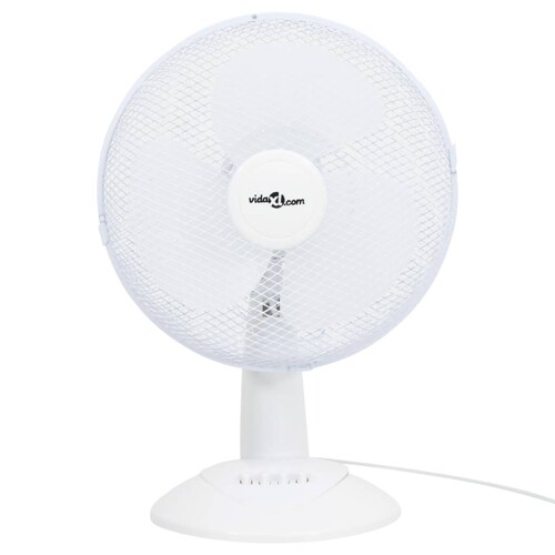 Stolni ventilator s 3 brzine 30 cm 40 W bijeli - NOVO