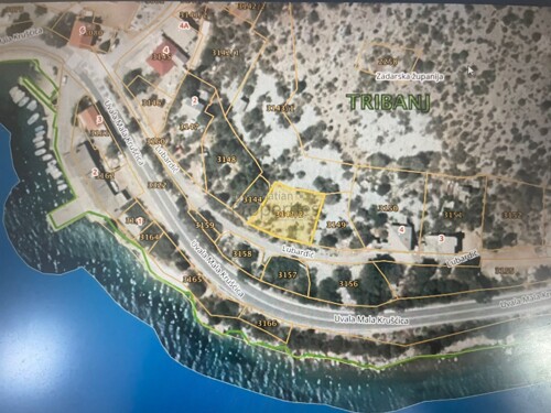 STARIGRAD (Tribanj): GRAĐ. ZEMLJIŠTE 591m2 SA PROJEKTOM