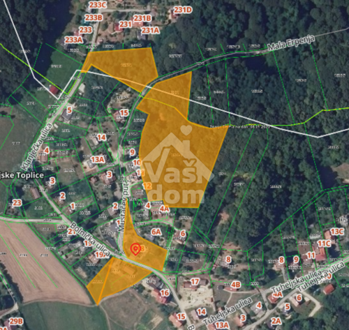 TUHELJSKE TOPLICE, KUĆA 200 m2+ zemljište 13000 m2- ODLIČNA