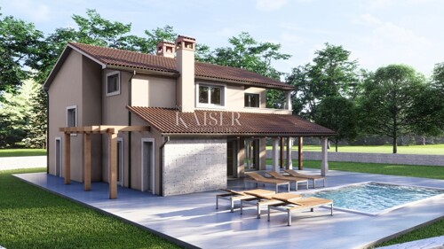 Istra - Barban samostojeća vila sa bazenom 1