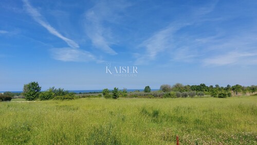 Istra, Poreč - građevinsko zemljište s otvorenim pogledom na