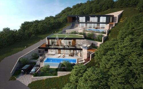 LUKSUZNA VILLA S BAZENOM I PANORAMSKIM POGLEDOM - VELIKO BRDO, MAKARSKA