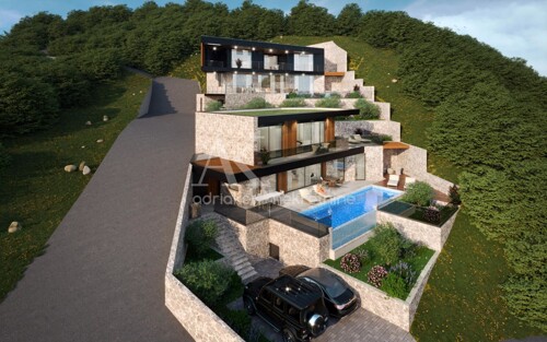 LUKSUZNA VILLA S BAZENOM I PANORAMSKIM POGLEDOM - VELIKO BRDO, MAKARSKA
