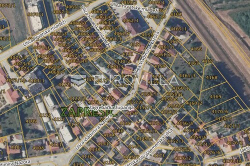 Zaprešić, Sljemenska ulica, odlično građevinsko zemljište površine 500 m2
